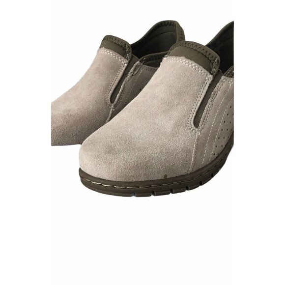 Eddie Bauer Deep Cushioning Birch Bay Beige Suede Leather Loafer Womens 6 M Shoe - Picture 3 of 12